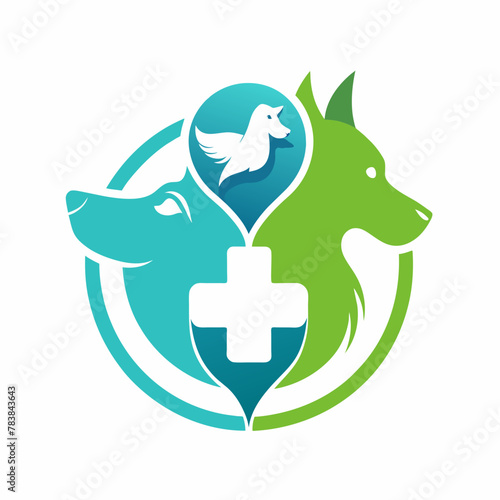 Paws and Care Veterinary Clinic: Logo Design for Veterinary Services