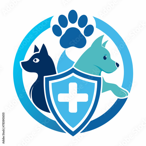 Paws and Care Veterinary Clinic: Logo Design for Veterinary Services