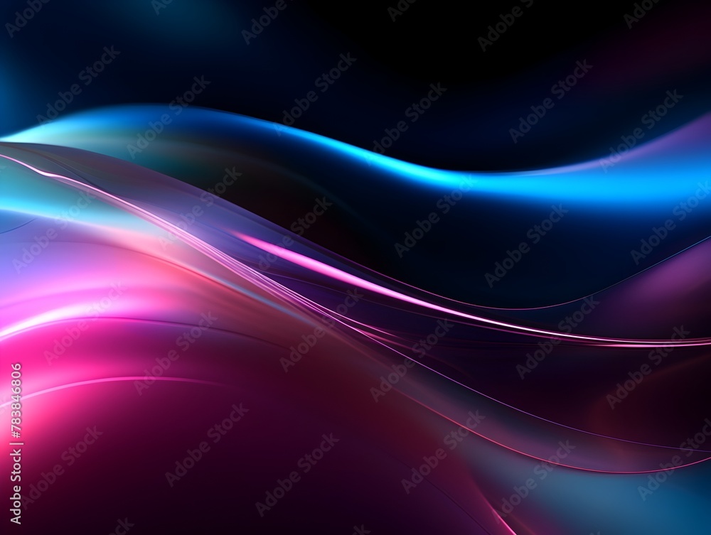Captivating Futuristic Neon Waves of Vibrant Motion and Luminous Allure Captivating Futuristic Neon Waves of Vibrant Motion and Luminous Allure