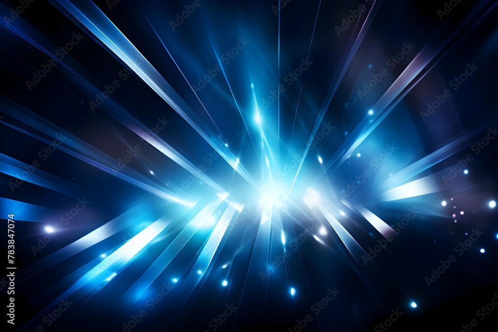 Fototapeta premium Captivating Luminous Beams of Brilliance Illuminating the Energetic