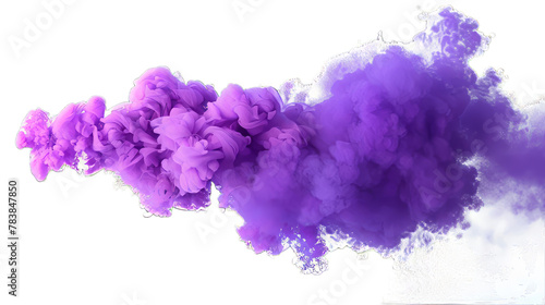 Purple Smoke Isolated