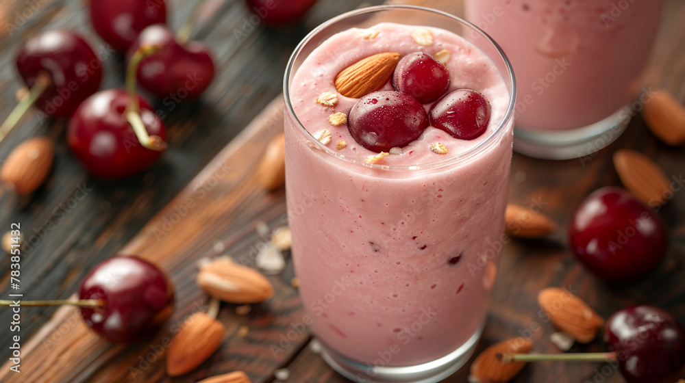Cherry Almond smoothie Cherry Almond smoothie