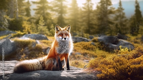 photo fox Generative AI