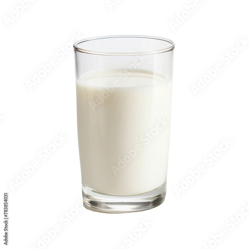 A glass of milk, PNG image with transparent background