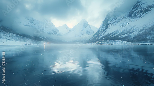 lake in the mountains