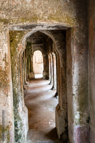 Old ruined houses in the deserted city Panam Nagar (Panam City) in Bangladesh, Asia © jeeweevh