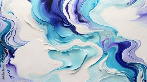 Abstract marble ink artwork inspired by a fantastic original painting for an abstract background