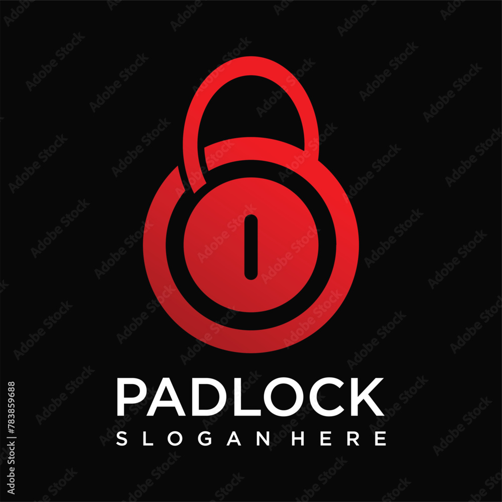 modern Lock logo template security company illustration modern Lock logo template security company illustration
