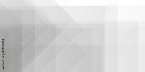 Abstract background gradient vector design. White and gray transparent material in triangle diamond and squares shapes in random geometric pattern.
