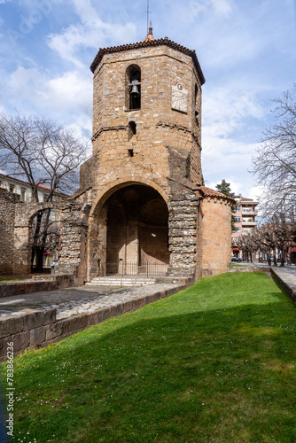 Sant Pol is a Romanesque church in the municipality of Sant Joan de les Abadesses, Ripollès, Catalonia, Spain. © Manuel Milan