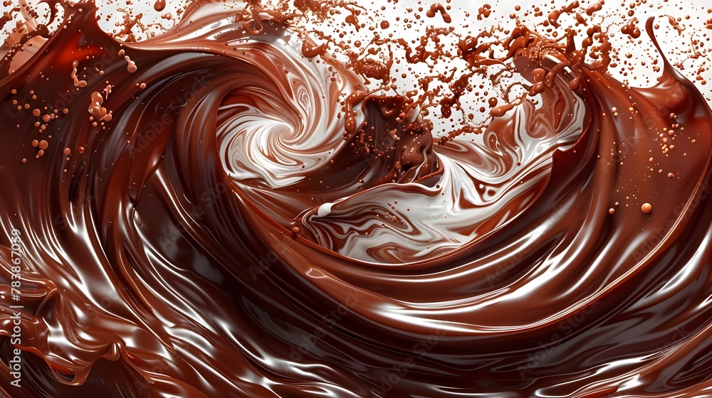 Chocolate Cream Lava Cyclone: A Whisking Tornado of Decadent Dessert Delight in Art Chocolate Cream Lava Cyclone: A Whisking Tornado of Decadent Dessert Delight in Art