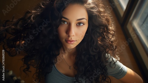 Young Asian beauty woman curly long hair  © CStock