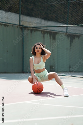 woman basketball player