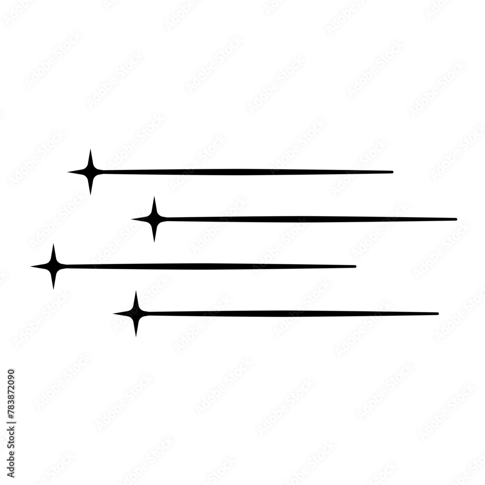 Minimalist element with star line