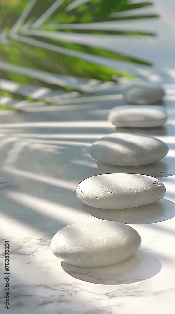 Fondo con piedras en un spa. Concepto de relajación. Formato ideal para móvil. Fondo con piedras en un spa. Concepto de relajación. Formato ideal para móvil.