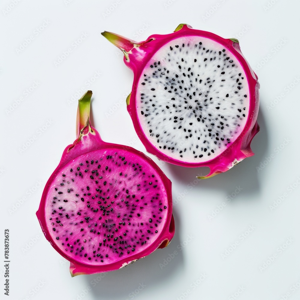 dragon fruit isolated on white background dragon fruit isolated on white background