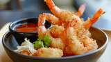 Fried Tempura Shrimp Appetizer