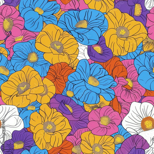 A pattern of flower