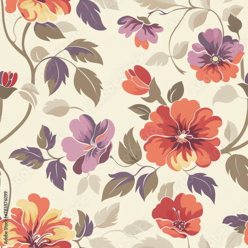 floral seameless pattern