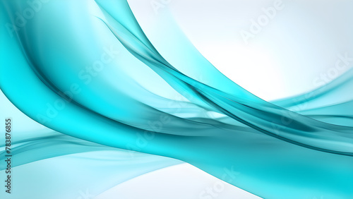 Blue Wave Abstract Design: Dynamic, Futuristic Vector Art with Flowing Lines and Light Texture