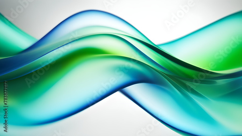 Blue Wave Abstract: Dynamic Vector Illustration with Flowing Lines and Futuristic Design