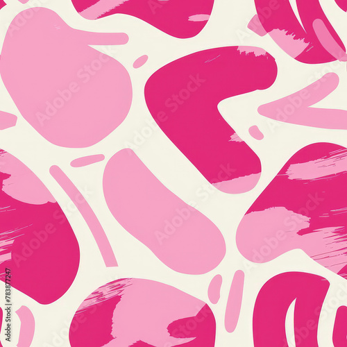 pink abstract pattern, pattern design, minimalist, single shapes, random, flat, pink shapes, simple pattern,