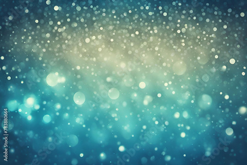 Blue bokeh , a normal simple grainy noise grungy empty space or spray texture , a rough abstract retro vibe shine bright light and glow background template color gradient