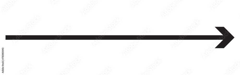 Straight long right vector arrow icon Straight long right vector arrow icon