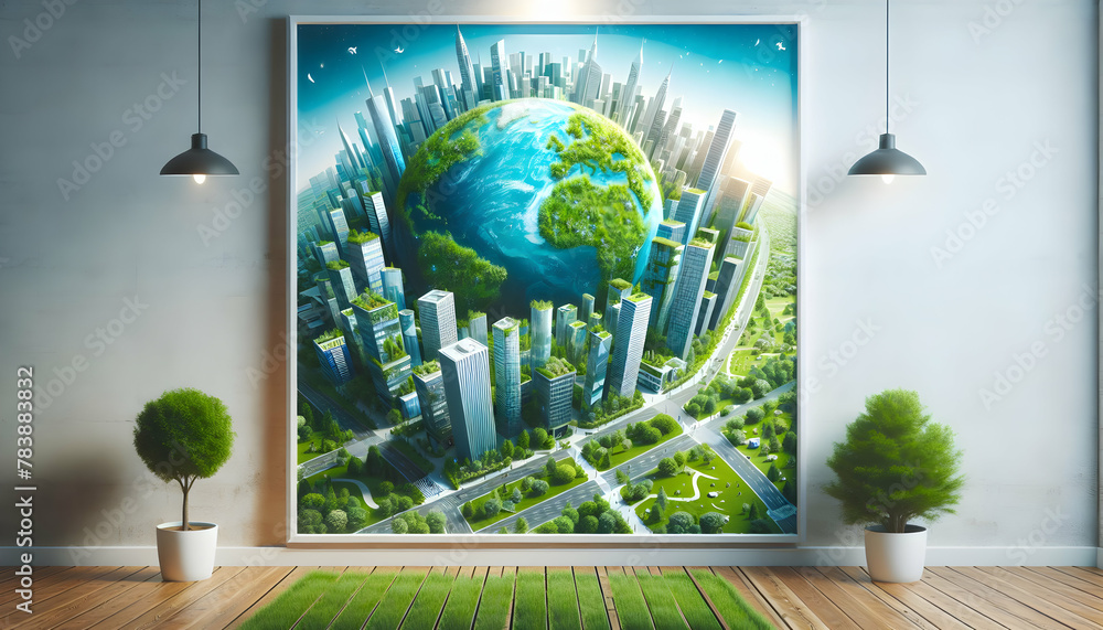 Wind Energy Breeze: A Dynamic and Ultra-Realistic Poster Showcasing ...