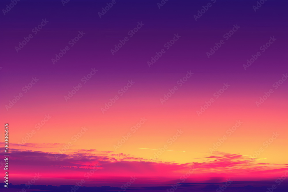 A beautiful purple sky with a few clouds A beautiful purple sky with a few clouds