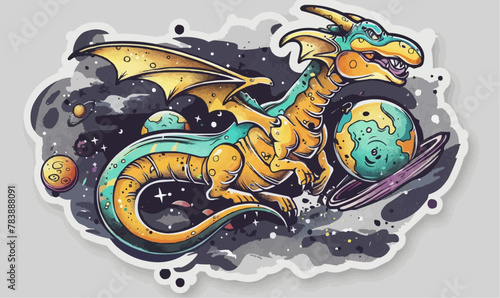 Celestial Dragon Sticker