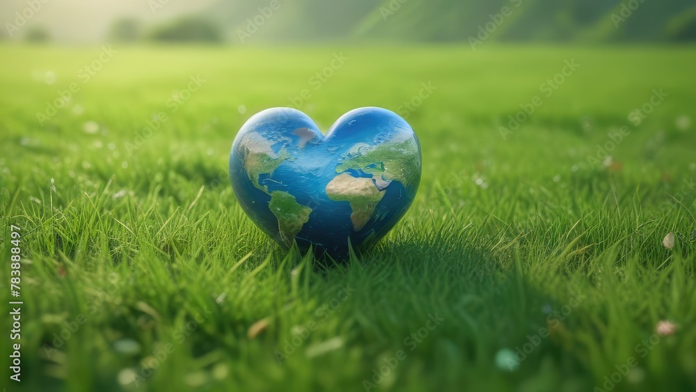 Heart-shaped earth, International Earth Day