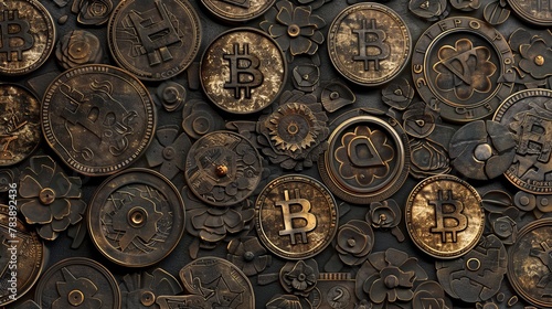 bitcoin, tileable, design