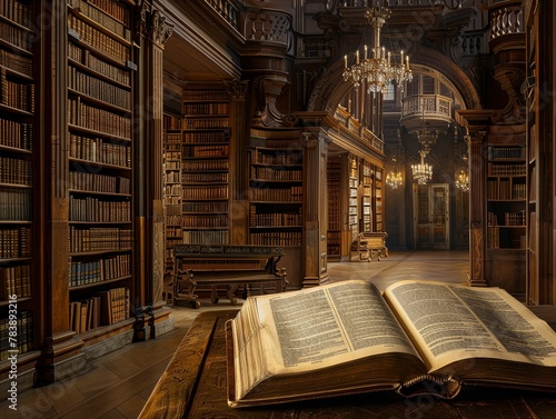 Ancient Books, Virtual Library, A forgotten repository of knowledge preserved in the digital realm, awaiting discovery in a vast virtual library Realistic, Soft Lighting, Vignette, Lowangle view