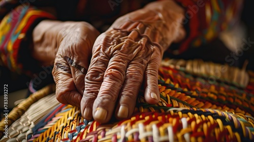 Traditional Hand Weaving photo