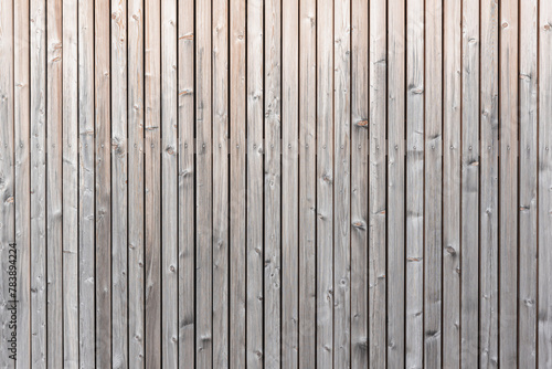grey brown wooden wall of lots of vertical boards