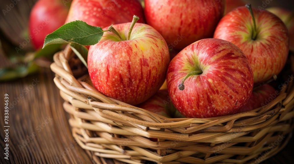 Apples in a basket can help lighten dark circles under your eyes.