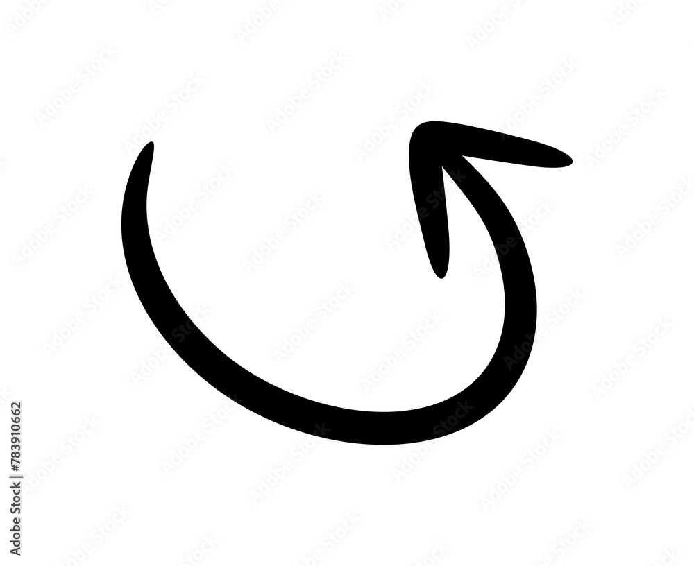 Hand drawn thin arrow graphic design Hand drawn thin arrow graphic design