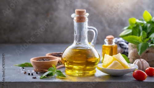 olive oil and spices,bottle, olive, food, isolated, glass, cooking, white, olive oil, ingredient, yellow, healthy, liquid, vegetable, 