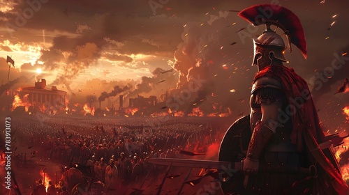 Ares' Grim Satisfaction: A Visceral of God of War Revelling in Mortal Combat photo
