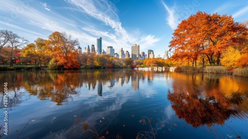Autumn time in Central park.