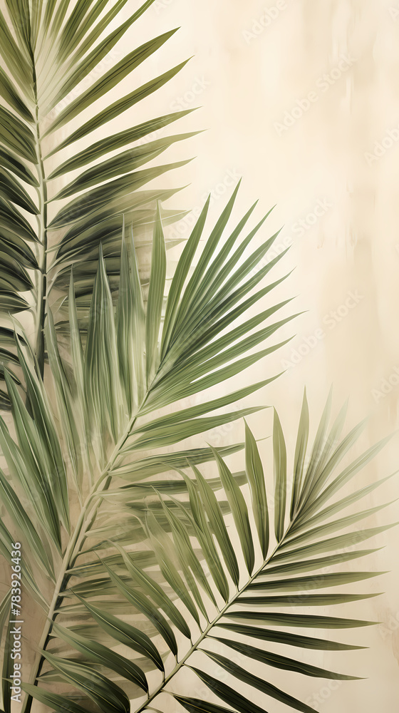 Obraz premium Tropical plant frame