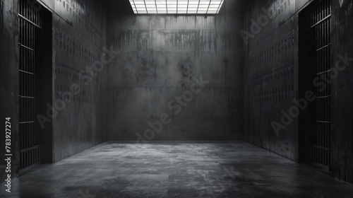 Solitary Confinement Cell Marking Passage of Time photo