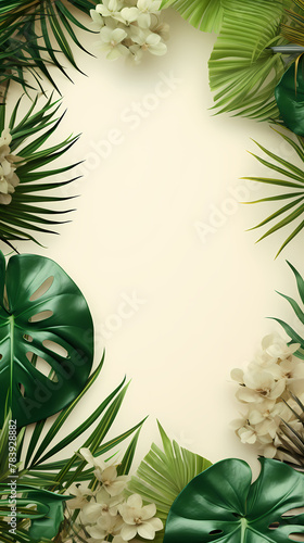 Tropical plant frame