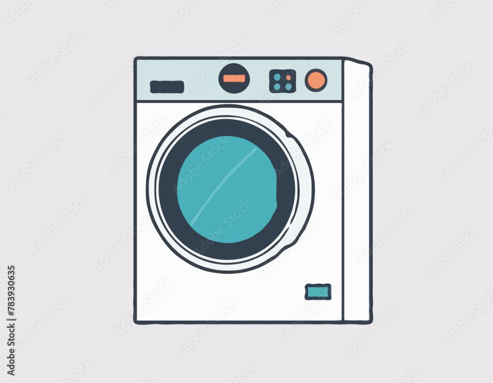 Tumble dryer. Icon for design. Easily editable
Tumble dryer. Icon for design. Easily editable
