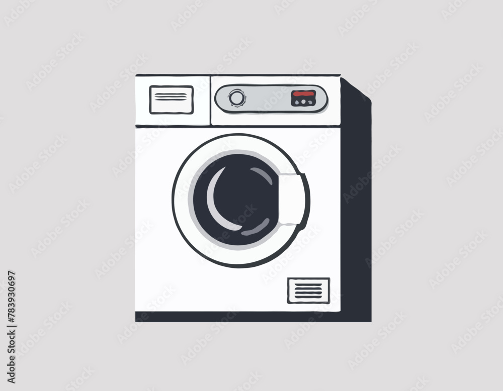 Tumble dryer. Icon for design. Easily editable
Tumble dryer. Icon for design. Easily editable