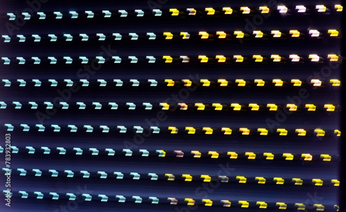 Foto A comm symbol colorful pattern.