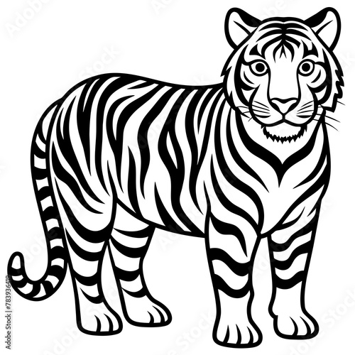 tiger cartoon isolated © Aynal