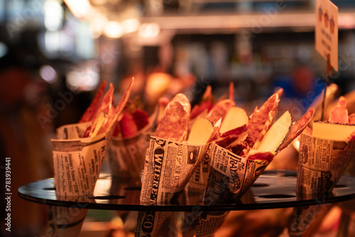 Photography la boqueria in barcelona