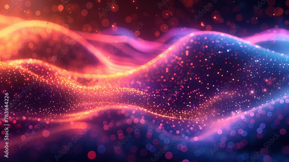 Colorful abstract background featuring bright lights in purple and blue hues. Colorful abstract background featuring bright lights in purple and blue hues.